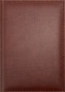 Ежедневник датированный 2024 фА5 336стр., Sorrento коричневый, прош, отр.угол.,ляссе, КТС-Про С0362-319
