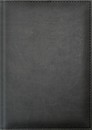 Ежедневник датированный 2024 фА5 336стр., Sorrento темно-серый, прош, отр.угол.,ляссе, КТС-Про С0362-322