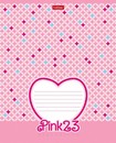 Тетрадь 18л. кл., обл. мелов., "Pink 23", Хатбер (10/200) 18Т5В1