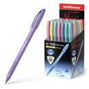 Ручка шар. ErichKrause U-109 Pastel Stick&Grip Ultra Glide Technology, 1.0 мм, синяя 58111