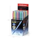Ручка шар. ErichKrause U-109 Pastel Stick&Grip Ultra Glide Technology, синяя, 1.0 мм 58111