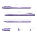 Ручка шар. ErichKrause U-109 Pastel Stick&Grip Ultra Glide Technology, синяя, 1.0 мм 58111