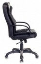 Кресло руководителя Бюрократ CH-839 черный Leather Black эко.кожа крестов. пластик 1088448