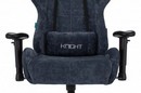 Кресло игровое Zombie VIKING KNIGHT Fabric синий Light-27 с подголов. крестов. металл 1372993