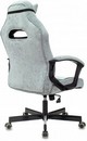 Кресло игровое Zombie VIKING 6 KNIGHT Fabric голубой с подголов. крестов. металл 1380215