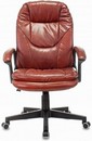 Кресло руководителя Бюрократ CH-868N коричневый Boroko-37 эко.кожа крестов. пластик 1535020