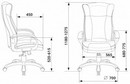 Кресло руководителя Бюрократ CH-879N черный эко.кожа крестов. пластик 1535167