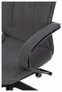 Кресло руководителя Бюрократ CH-608Fabric темно-серый Alfa 44 крестов. пластик 1614482