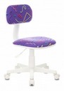 Кресло детское Бюрократ CH-W201NX фиолетовый Sticks 08 крестов. пластик 1623354