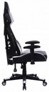 Кресло игровое Cactus CS-CHR-090BLW черный/белый эко.кожа/сетка крестов. нейлон 1660827