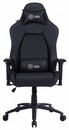 Кресло игровое Cactus CS-CHR-130 черный эко.кожа с подголов. крестов. сталь 1660828