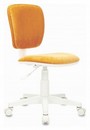 Кресло детское Бюрократ CH-W204NX оранжевый Velvet 72 крестов. пластик белый пластик белый 1736043