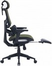 Кресло Cactus CS-CHR-MC01-LGN салатовый сет./эко.кожа с подголов. крестов. пластик подст.для ног 1915234