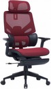 Кресло Cactus CS-CHR-MC01-RD красный сет./эко.кожа с подголов. крестов. пластик подст.для ног 1915273