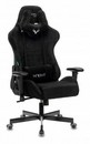 Кресло игровое Zombie VIKING KNIGHT Fabric черный Light-20 с подголов. крестов. металл 1379928