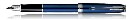 Ручка перьевая PARKER Sonnet Laque Ocean Blue ST цвет корпуса лак голубая лазурь с посеребренной отделкой в подарочной коробке S0704050