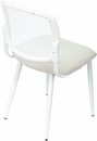 Стул для кухни Бюрократ KF-8W белый металл белый на ножках (KF-8W/WHITE) 1745137
