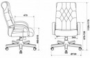 Кресло руководителя Бюрократ T-9928WALNUT Fabric зеленый Italia Green крестов. металл/дерево 1932029