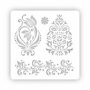 Трафарет пластиковый 15х15см, Трафарет Дизайн Мх-28