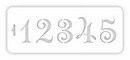Трафарет пластиковый 10х25см, Трафарет Дизайн Внт2021-06