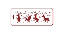 Трафарет пластиковый 10х25см, Трафарет Дизайн НГб-15