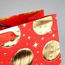 Пакет подарочный «Новогодние шарики» 32 ? 26 ? 10 см   9750227 9750227    