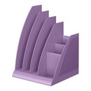 Подставка для бумаг пластиковая ErichKrause Regatta, Pastel Bloom, фиолетовый 61492
