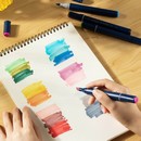 Набор маркеров для скетчинга двусторонние Finenolo (2 пера:кисть+долото) 40 цв., в сумке-пенале C184-40