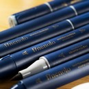 Набор маркеров для скетчинга двусторонние Finenolo (2 пера:кисть+долото) 40 цв., в сумке-пенале C184-40