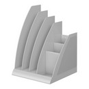 Подставка для бумаг пластиковая ErichKrause Regatta, Classic, белый 59739