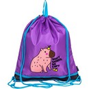 Сумка для сменной обуви deVENTE. Capybara 40x47 см, водоотталкивающая ткань, на веревочной завязке, с вставкой из пластиковой сетки для вентиляции, с петлей для повеса и переноски 7040456