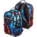 Рюкзак "deVENTE. Label. Pofigizm" подростковый 39x30x17 см (19 л) вес 750 г, эргономичная вентилируемая спинка и широкие вентилируемые S-образные регулируемые лямки, 2 отделения на молнии, уплотненные отделения для ноутбука до 15дюймов и книг, 1 передний карман на молнии, боковые карманы на молнии 7