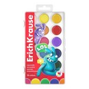 Краски акв. 18цв., ErichKrause Jolly Friends, в пластиковой коробке с европодвесом 61367