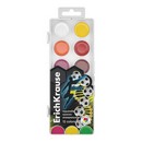 Краски акв. 12цв., ErichKrause Sport DNA, в пластиковой коробке с европодвесом 61775