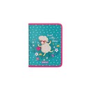 Папка для тетрадей на молнии пластиковая ErichKrause® Flower Sheep, A5+ (в пакете по 4 шт.) 54952