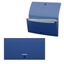 Папка-картотека пластиковая ErichKrause Matt Classic, с 12 отделениями, Check size, синий (в пакете по 4 шт.) 47237