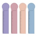 Набор из 4 закладок пластиковых ErichKrause Matt Manga, шкала 15см, ассорти (12 наборов в пакете) 61223