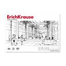 Альбом для черчения на клею ErichKrause, А4, 10 листов, горизонтальная рамка 010370120-60684
