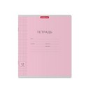 Тетрадь 12л. кл., обл. мелов., ErichKrause Классика Visio розовая (в плёнке по 10 шт.) 012010154-40003