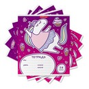 Тетрадь 18л. кл., обл. мелов., "Единорожка",  ErichKrause (10/200) 018010154-51417