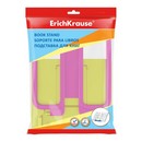 Подставка для книг пластиковая ErichKrause Base, Neon Solid, желтый с розовым 58043
