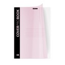 Тетрадь общая ученическая с пластиковой обложкой на скобе ErichKrause CoverProBook Pastel, розовый, А4, 48 листов, клетка 048045254-55230