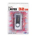 Флешка Mirex SWIVEL WHITE, 32 Гб, USB2.0, чт до 25 Мб/с, зап до 15 Мб/с, белая 2891053 2891053    