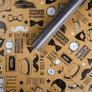 Бумага упаковочная глянцевая двухсторонняя «Брутальному мужчине», 70 ? 100 см 4702730 4702730    