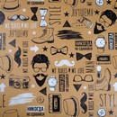 Бумага упаковочная глянцевая двухсторонняя «Брутальному мужчине», 70 ? 100 см 4702730 4702730    