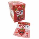 Жевательные конфеты 100 SOUR CANDY с кислинкой со вкусом клубники 25гр (20шт в блоке)   10902