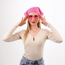 Карнавальный набор "Розовые мечты" шляпа, очки, бандана, серьги   10343801 10343801   