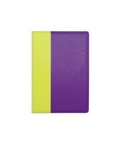 Обложка для паспорта Дуо 134*188 мм, лайм/фиолетовый, индивид.маркировка, ДПС 2203.ДВ-123
