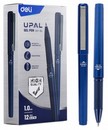 Ручка гел. Deli Upal 1.0мм, синяя (12/144) EG61-BL
