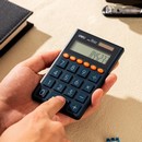 Калькулятор Deli 12-разр. карманный синий EM130BLUE